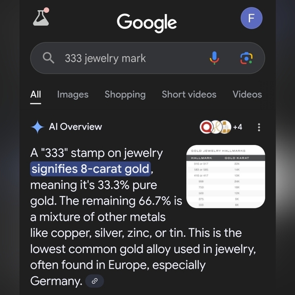 Womens, 333 (8kt) White Gold Bangle Bracelet. - Picture 7 of 9